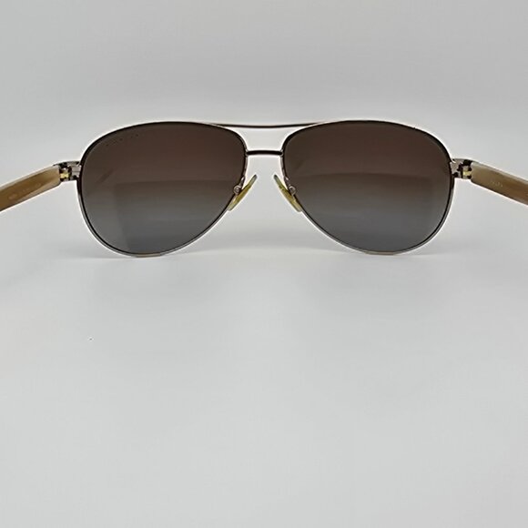 Ralph by Ralph Lauren RA4004 Horn Frame Polarized Brown Aviator Sunglasses 59mm - Picture 5 of 16